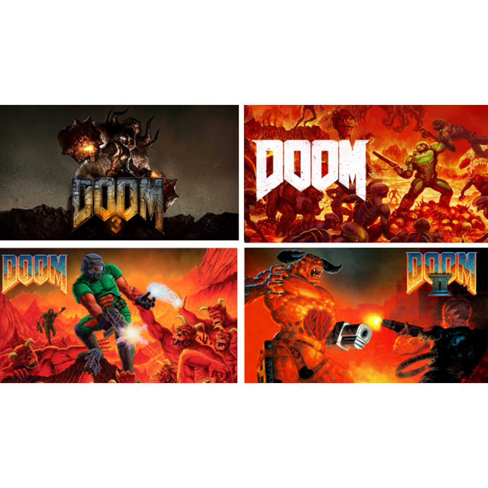 【新品瑕疵-外盒受損】 PS4 DOOM：毀滅戰士典藏版合輯 英文歐版 Doom: Slayers 殺手典藏版