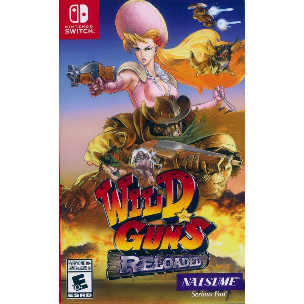 【新品瑕疵】NS Switch 狂野神槍 英文美版 Wild Guns: Reloaded