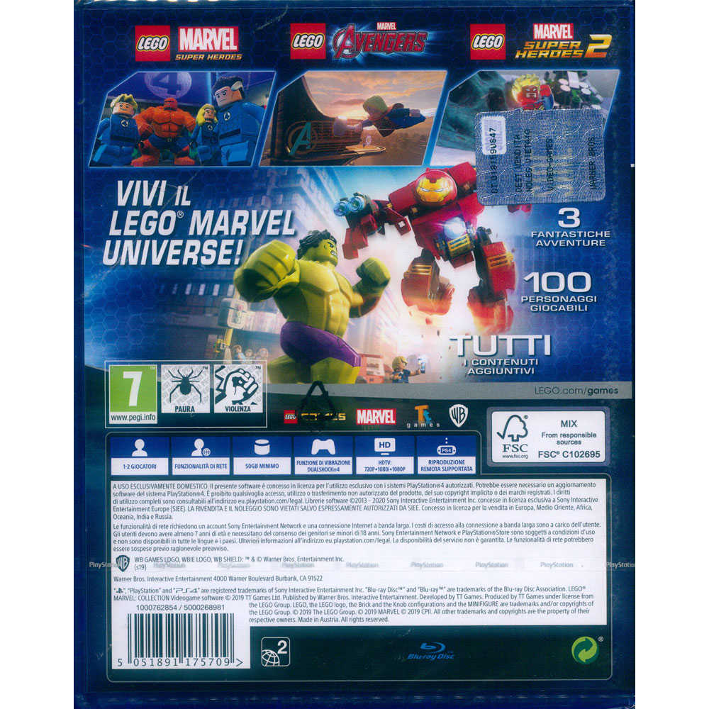 【一起玩】PS4 樂高漫威 合輯典藏完整版 英文歐版 Lego Marvel Collection (復仇者聯盟)