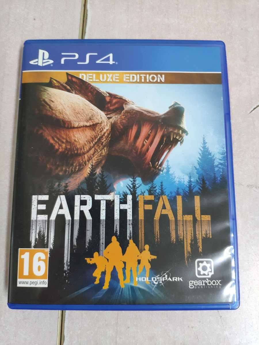 【二手-僅開封測試語言】 PS4 地球隕落 豪華版 英文歐版 EARTHFALL DELUXE EDITION