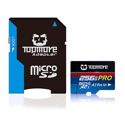 達墨 TOPMORE MicroSDXC UHS-1 U3 A2 V30 Class 10 PRO記憶卡 256GB