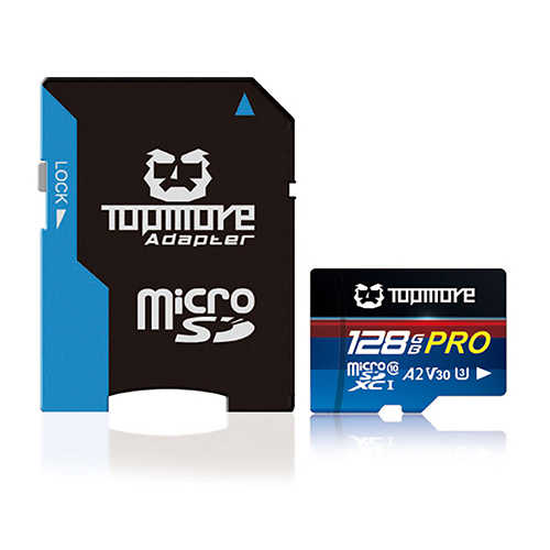 達墨 TOPMORE MicroSDXC UHS-1 U3 A2 V30 Class 10 PRO記憶卡 128GB