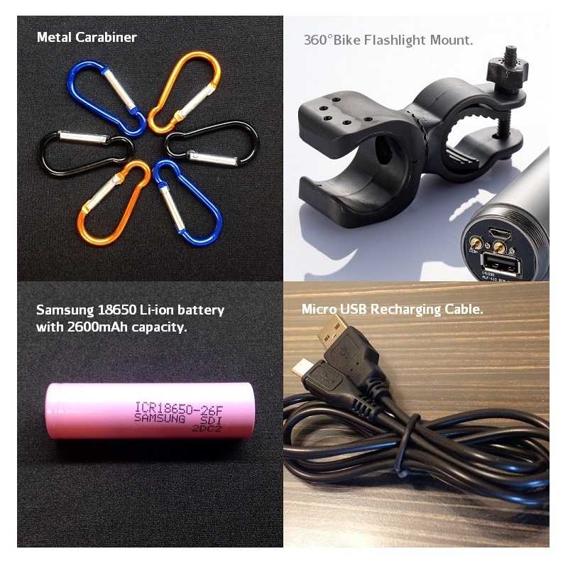 愛樂飛火精靈多功能藍芽喇叭 手電筒 行動電源 免持聽筒 自行車燈 警報器 IP66防水 (鑽石藍)