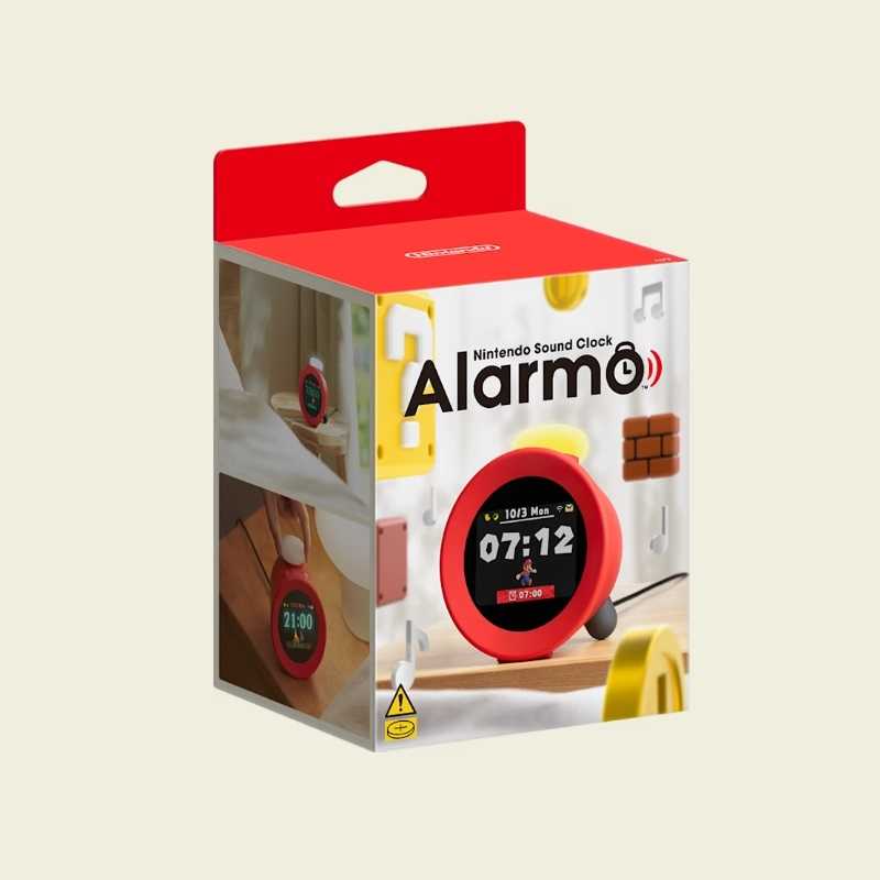 【AS電玩】 Nintendo Sound Clock Alarmo 台灣公司貨 鬧鐘 互動式鬧鐘