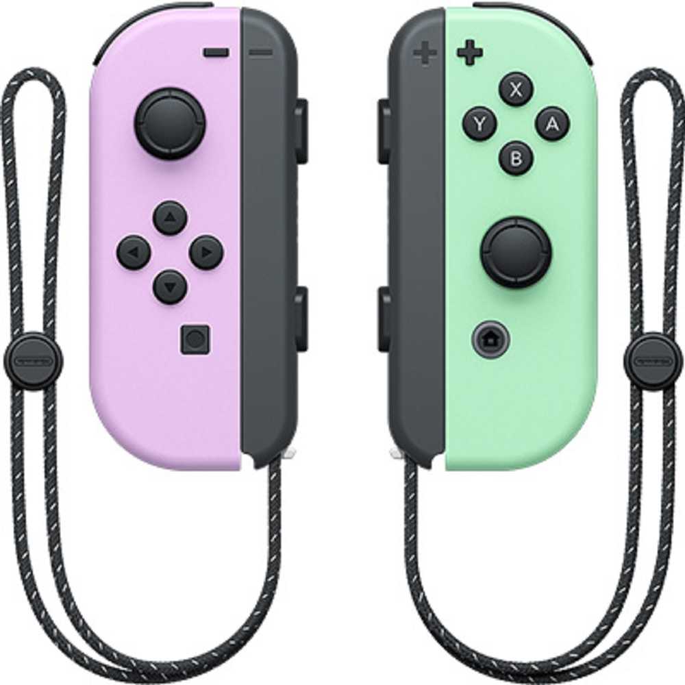 【AS電玩】  NS Switch Joy-Con 淡雅 紫綠 ／粉黃 台灣公司貨