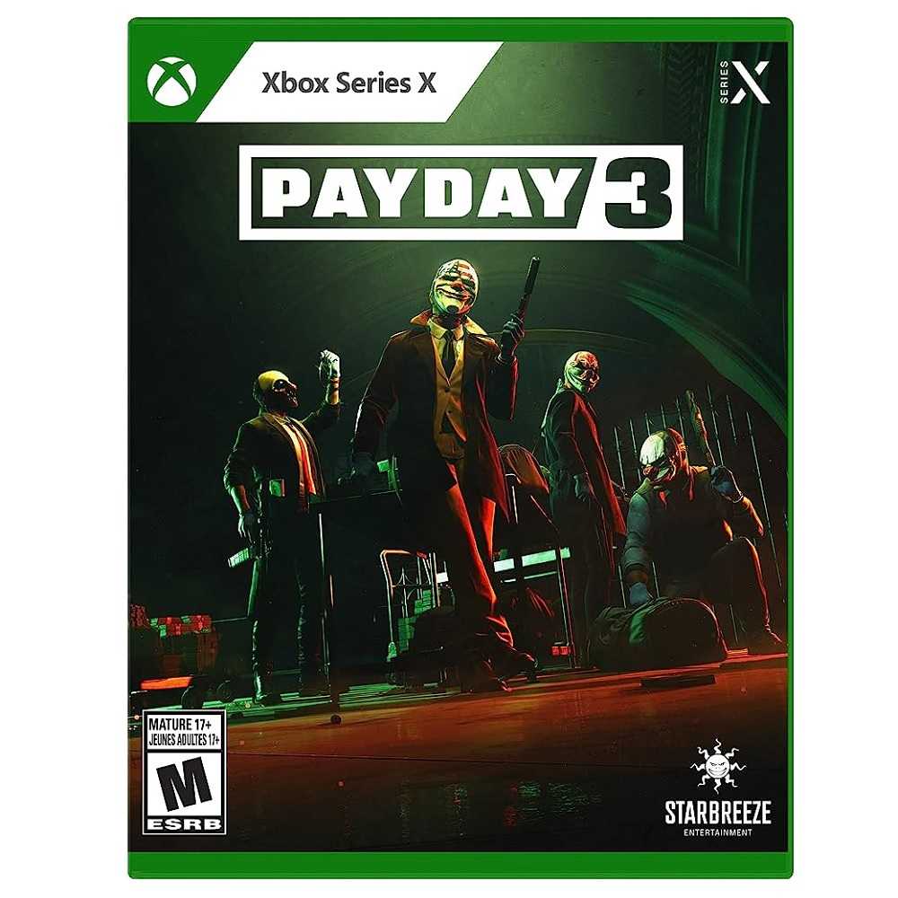 【AS電玩】9／22 Xbox Series X 劫薪日 3 Payday 3 中文版