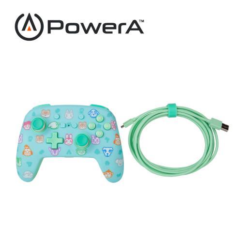 【AS電玩】 PowerA NS Switch 動物森友會 有線 Pro 手把 控制器 (保固2年) 支援PC