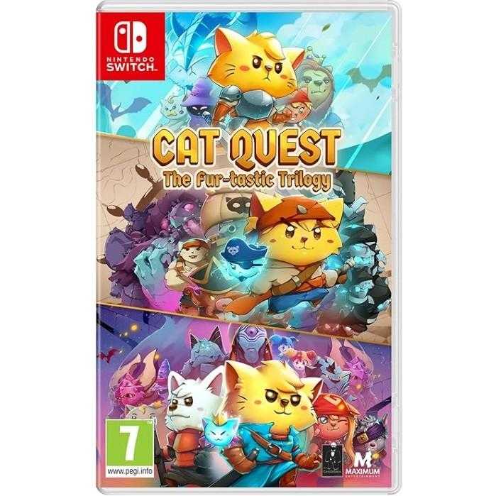 【AS電玩】NS Switch 喵咪鬥惡龍 1+2+3 貓咪鬥惡龍 三部曲 Cat Quest 中文版