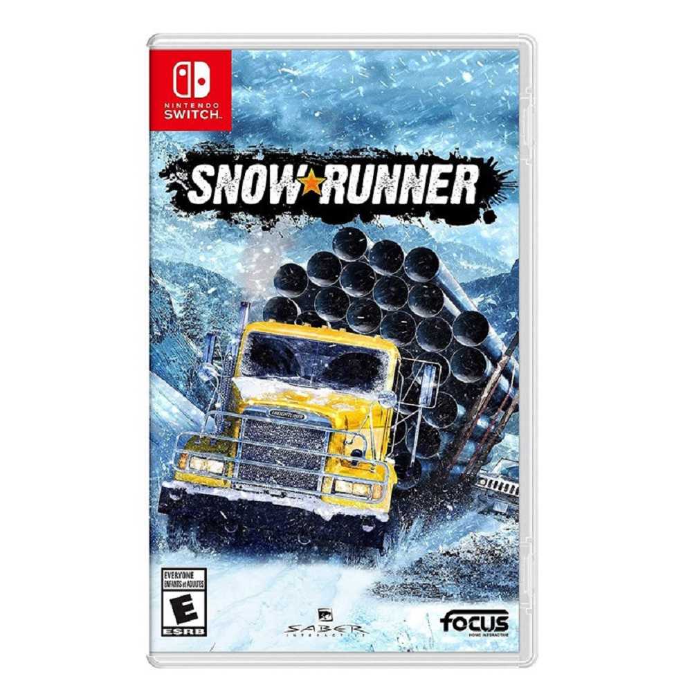 【AS電玩】NS Switch 旋轉 輪胎：雪地 奔馳 中文版 Snow Runner