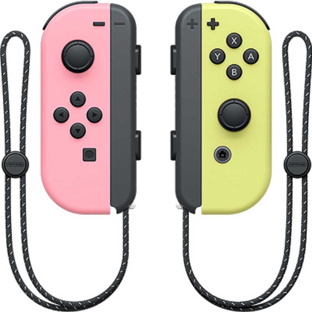 【AS電玩】  NS Switch Joy-Con 淡雅 紫綠 ／粉黃 台灣公司貨