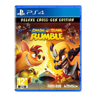 【AS電玩】PS4 袋狼組隊大亂鬥 豪華版 英文版 Crash Team Rumble Deluxe edition