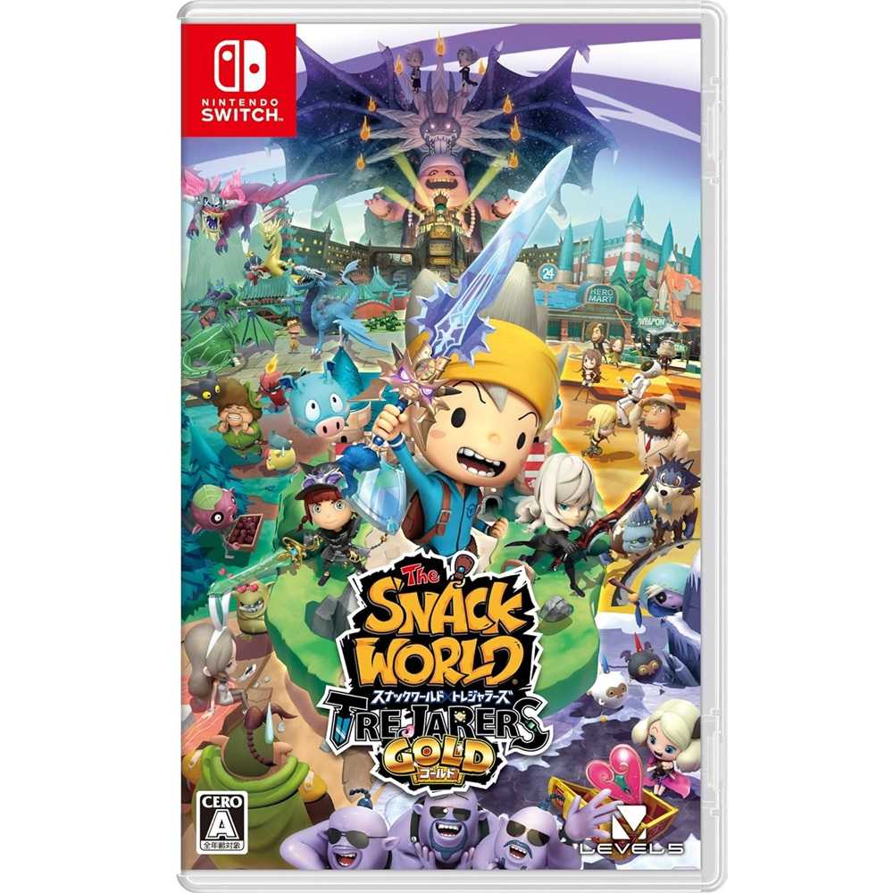 【AS電玩】首批特典 NS Switch 點心世界 The SNACK WORLD 黃金版 純日版