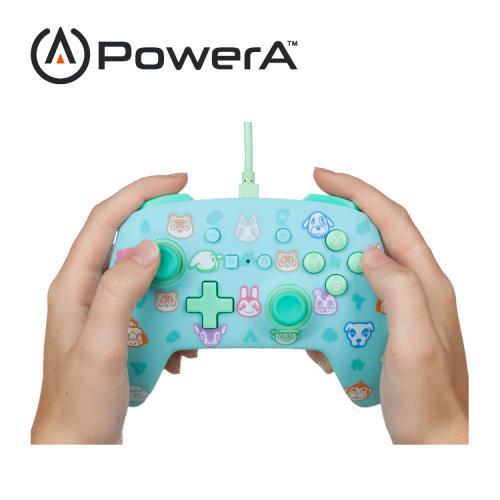 【AS電玩】 PowerA NS Switch 動物森友會 有線 Pro 手把 控制器 (保固2年) 支援PC