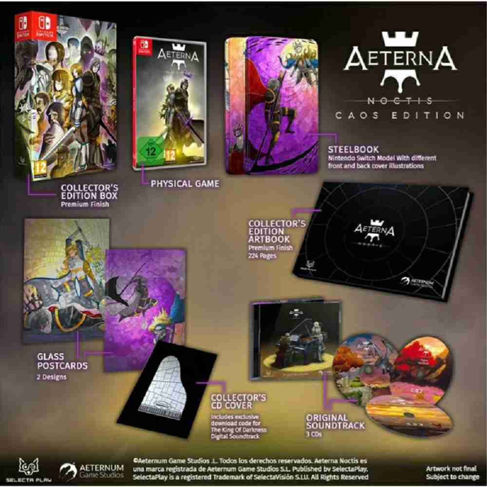 【AS電玩】NS Switch 宇宙之光 豪華 收藏版 Aeterna Noctis Caos Edition