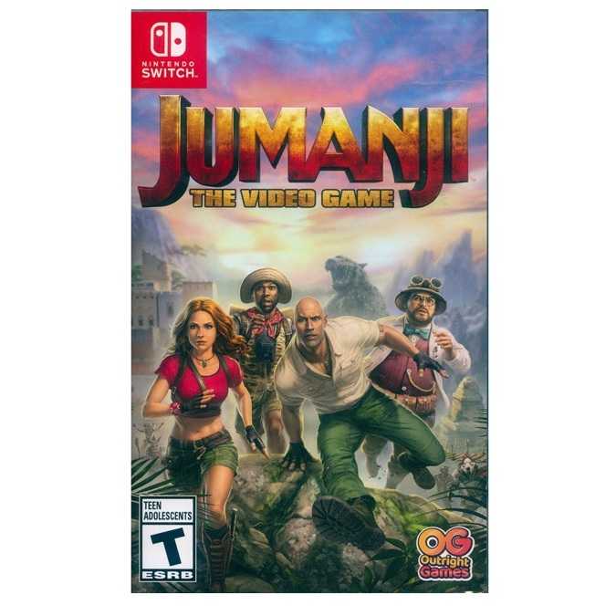 【AS電玩】 NS Switch 野蠻遊戲 瘋狂叢林 Jumanji The Video Game 中文版