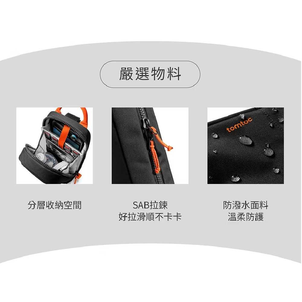 【AS電玩】 TOMTOC NS2 Switch 2 玩家首選 旅行斜肩包​​ 黑