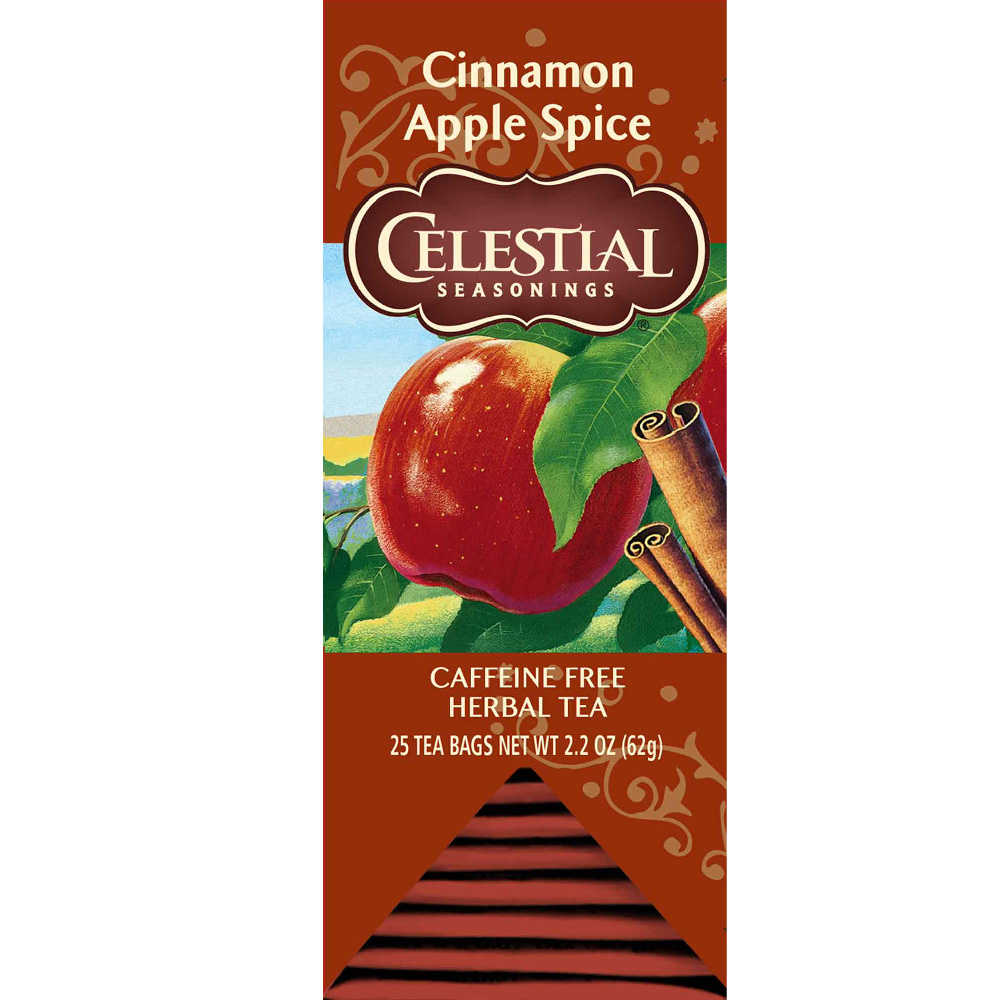 【Celestial Seasonings】美國原裝進口 蘋果肉桂茶 (25入獨立包)
