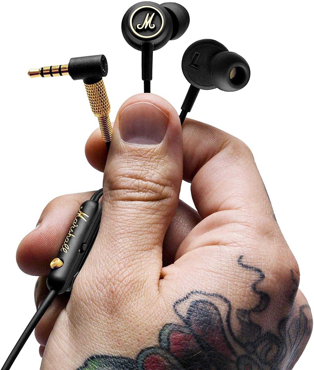 原廠正品 Marshall Mode EQ 入耳式耳機 可調整中低音頻 黑銅色 平輸 裸裝 一年店家保固