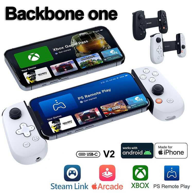 Backbone one 手機遊戲控制器 第二代 電玩遊戲/手遊 擴充手把 (支援USB-C安卓手機和iPhone15)
