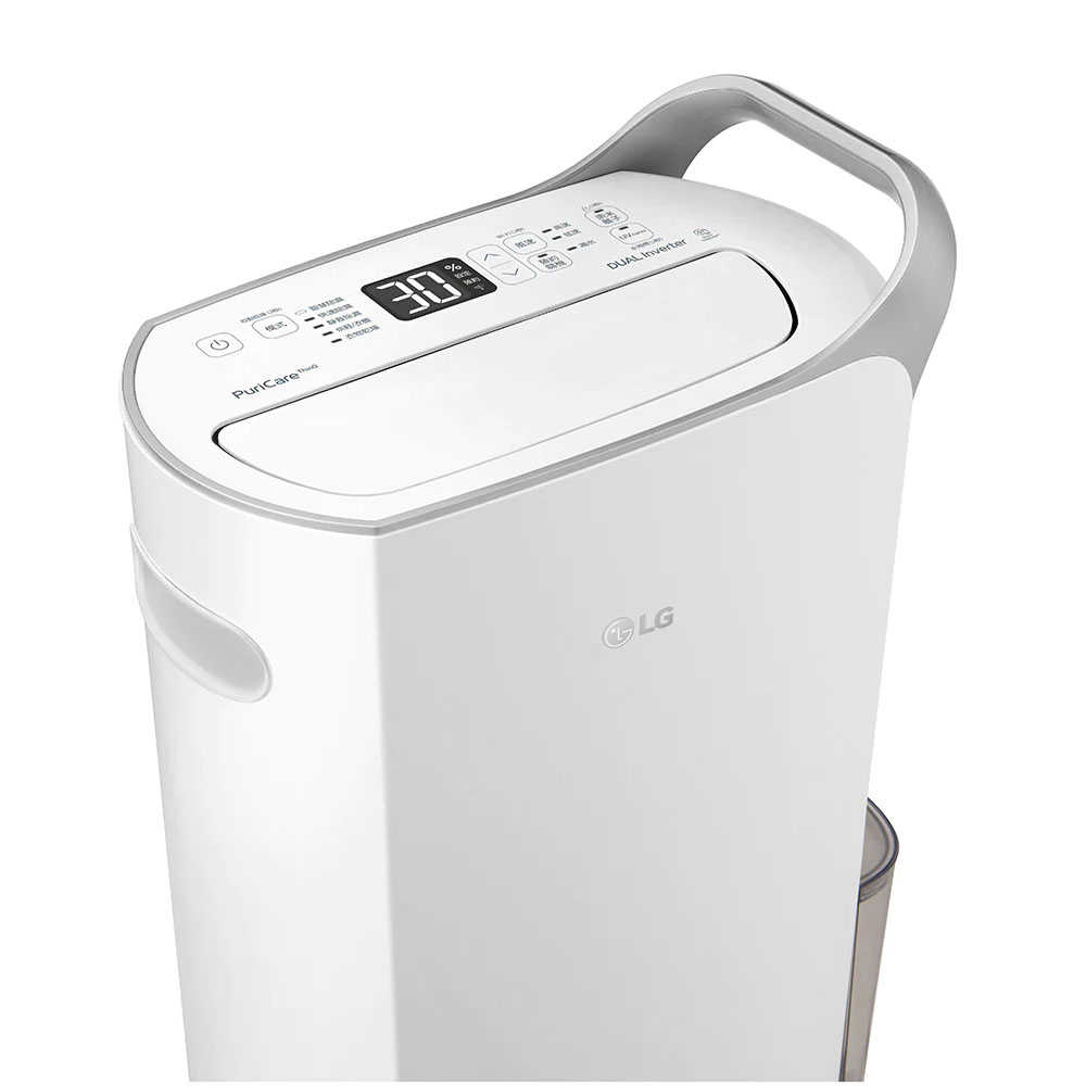 LG 樂金 17公升 變頻除濕機 PuriCare UV抑菌 WiFi 晶鑽銀 MD171QSE0