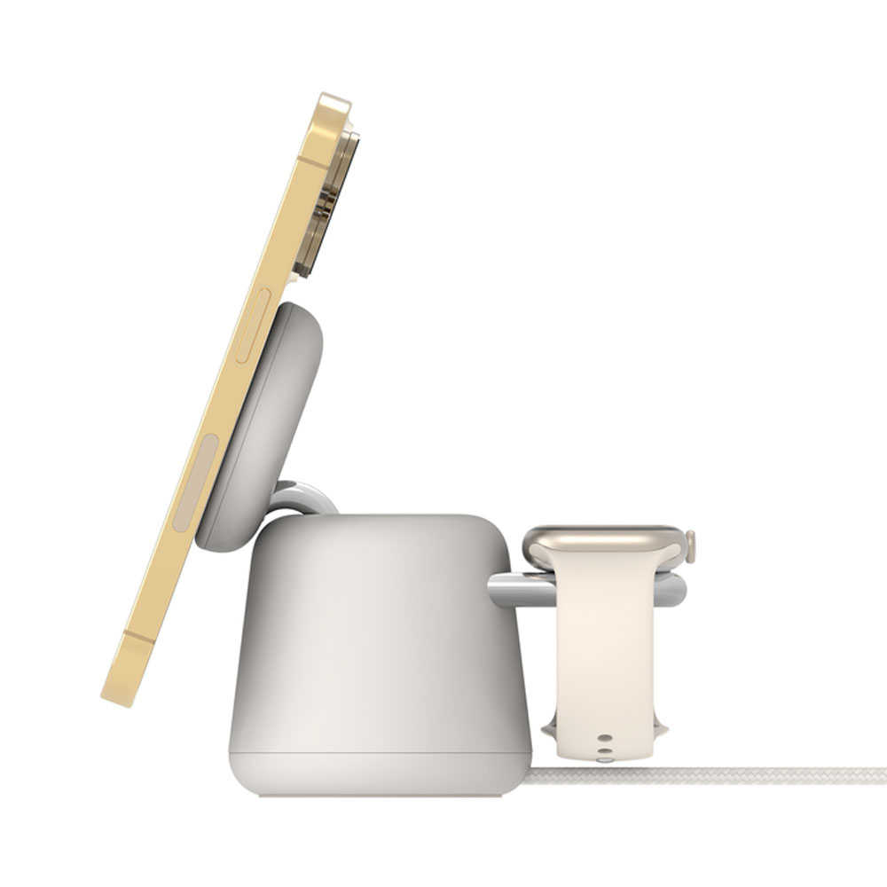 Belkin BoostCharge Pro MagSafe 15W 2合1無線快速充電座 WIZ020