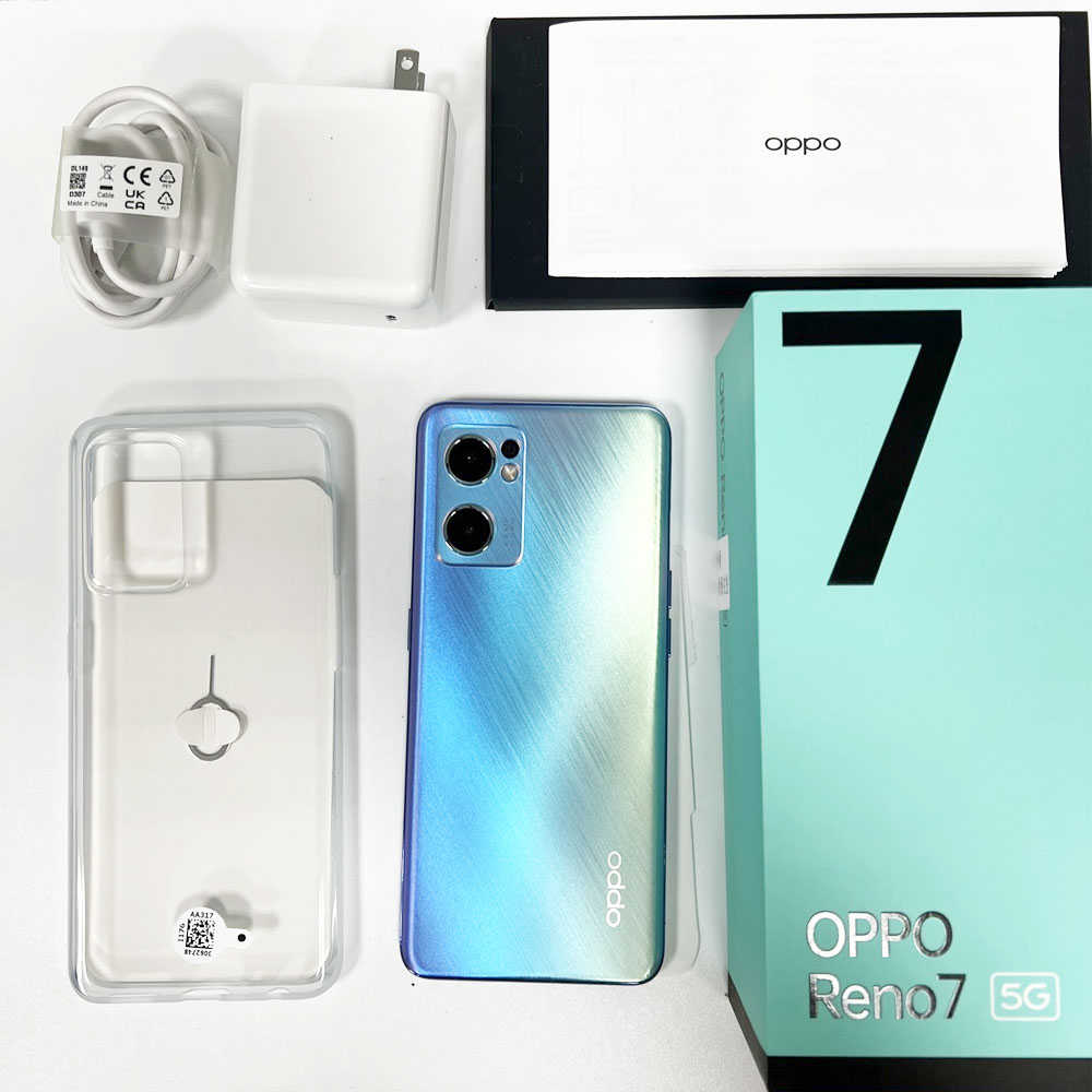 【優質福利機】OPPO RENO7 6.4吋 (8/256G) 5G 智慧型手機 贈鋼化玻璃貼