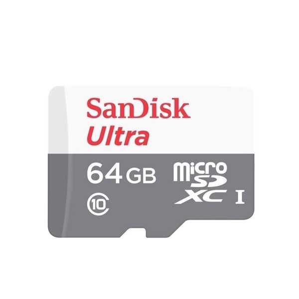 SanDisk 64GB 記憶卡 100MB/s Ultra microSDXC UHS-I 白卡