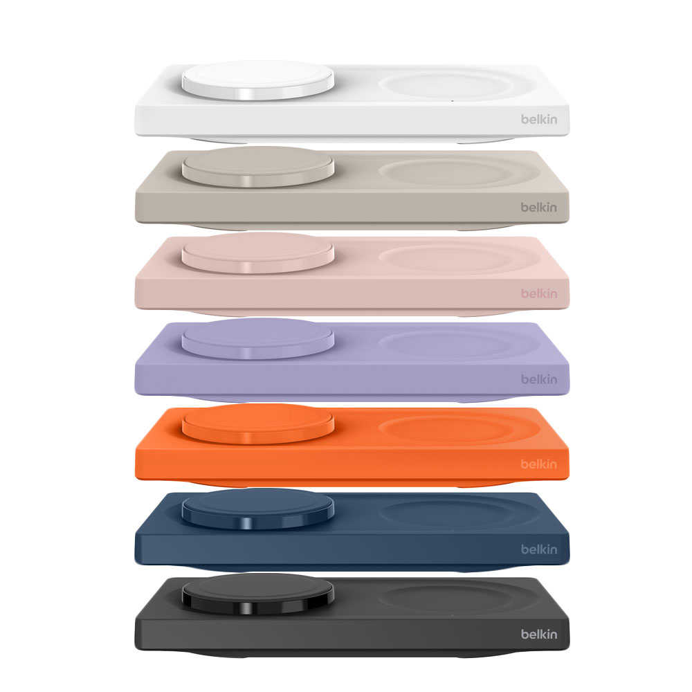 Belkin BoostCharge Pro MagSafe 2合1 15W 無線充電板 WIZ019b 蘋果認證