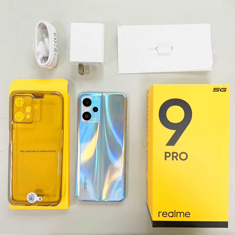 【優質福利機】Realme 9 Pro 5G (8G/128G)星際銀  6.6吋八核心智慧型手機(贈玻璃貼+手機支架)