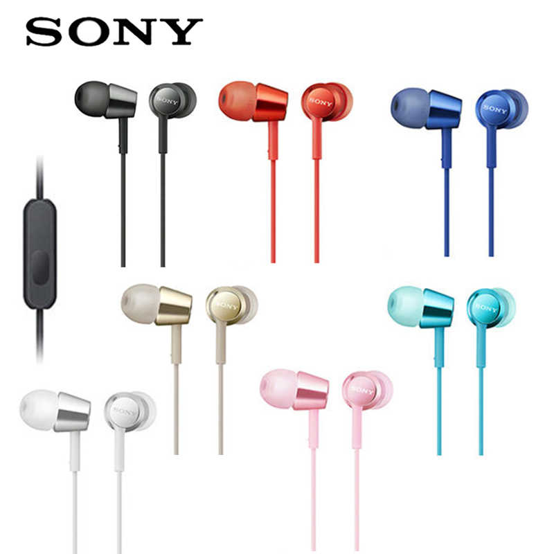 【SONY 】MDR-EX155AP 銀白 細膩金屬 耳道式耳機 線控MIC ★送收納盒