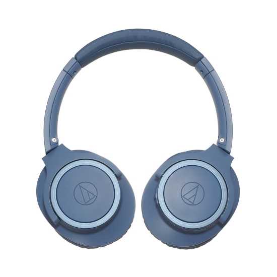 【贈送收納袋】鐵三角 ATH-SR30BT 藍色 輕量化 藍牙耳罩式耳機 續航力70HR