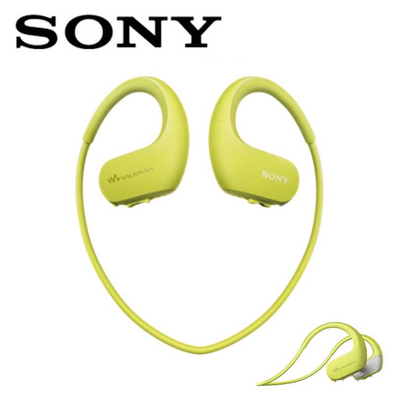 【SONY】 NW-WS413  黃 4GB 防水運動數位隨身聽 ★送 耳塞＋絨布袋