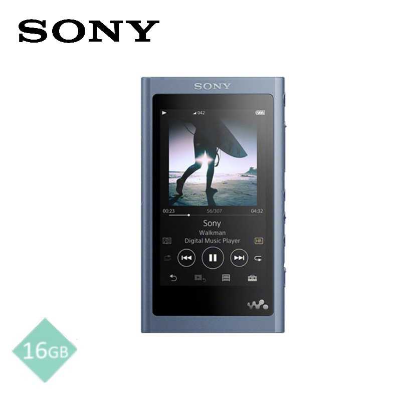 【SONY】NW-A55 (16GB) 藍 觸控藍牙 A50系列數位隨身聽★送絨布袋