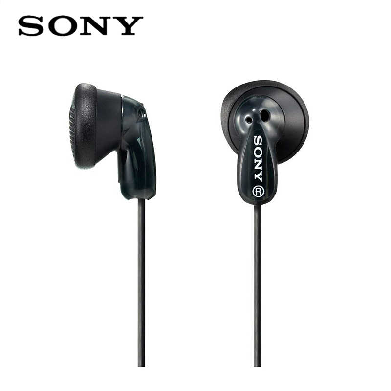 【SONY】MDR-E9LP 黑色 繽紛多彩 立體聲耳塞式耳機 ★送收線器★