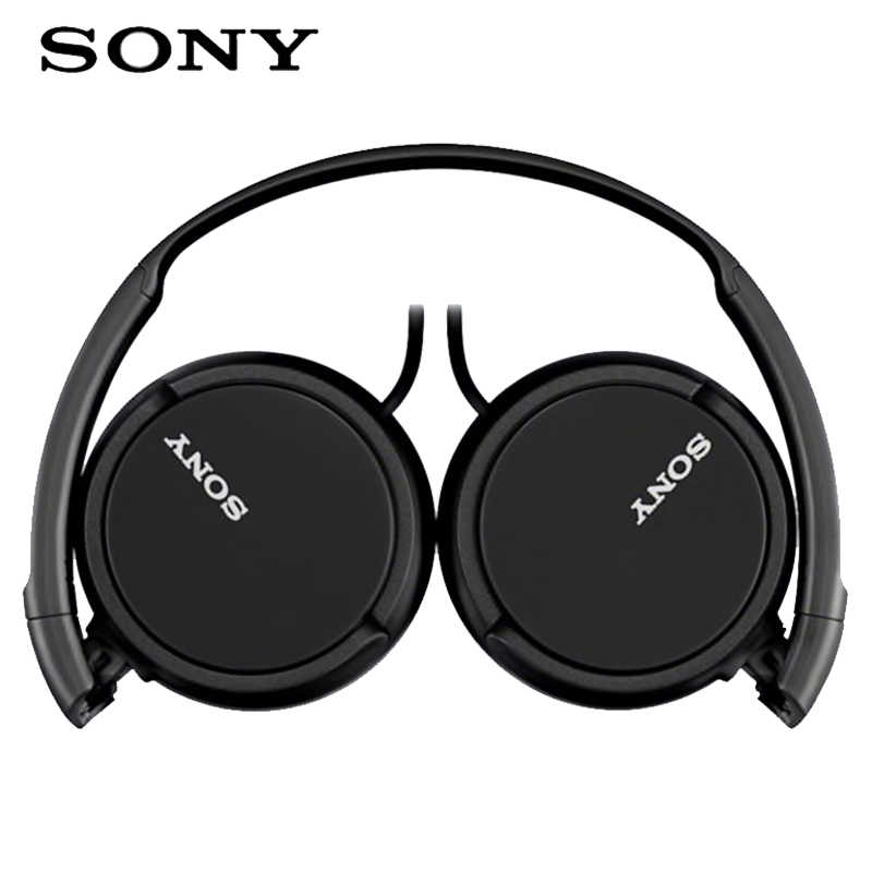 【SONY】MDR-ZX110AP 黑色 簡約摺疊 耳罩式耳機 線控通話