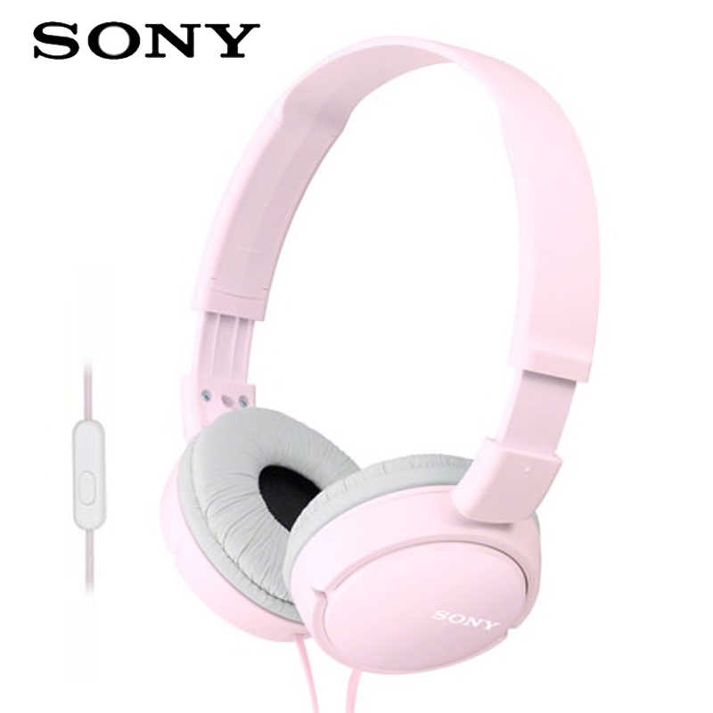 【SONY】MDR-ZX110AP 粉色 簡約摺疊 耳罩式耳機 線控通話
