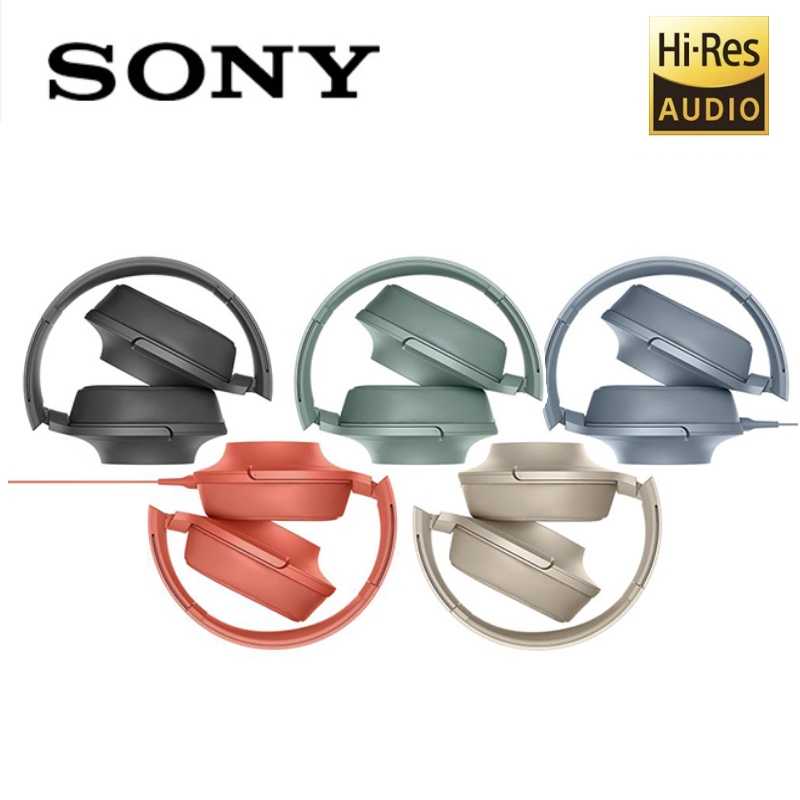 【SONY】MDR-H600A 粉白金 繽紛摺疊攜帶式 線控MIC 耳罩式耳機★免運★