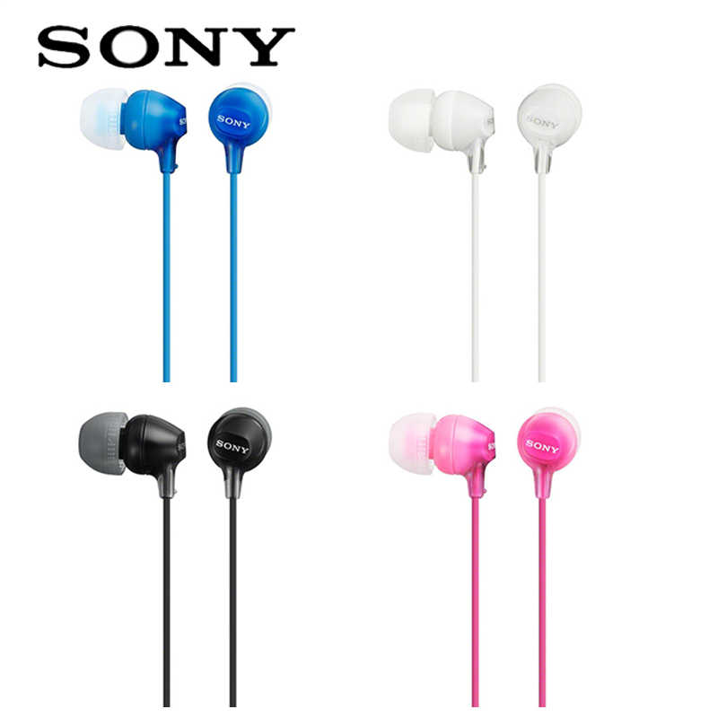 【SONY】MDR-EX15LP 黑色 耳道式耳機 時尚輕盈 ★送收納盒★