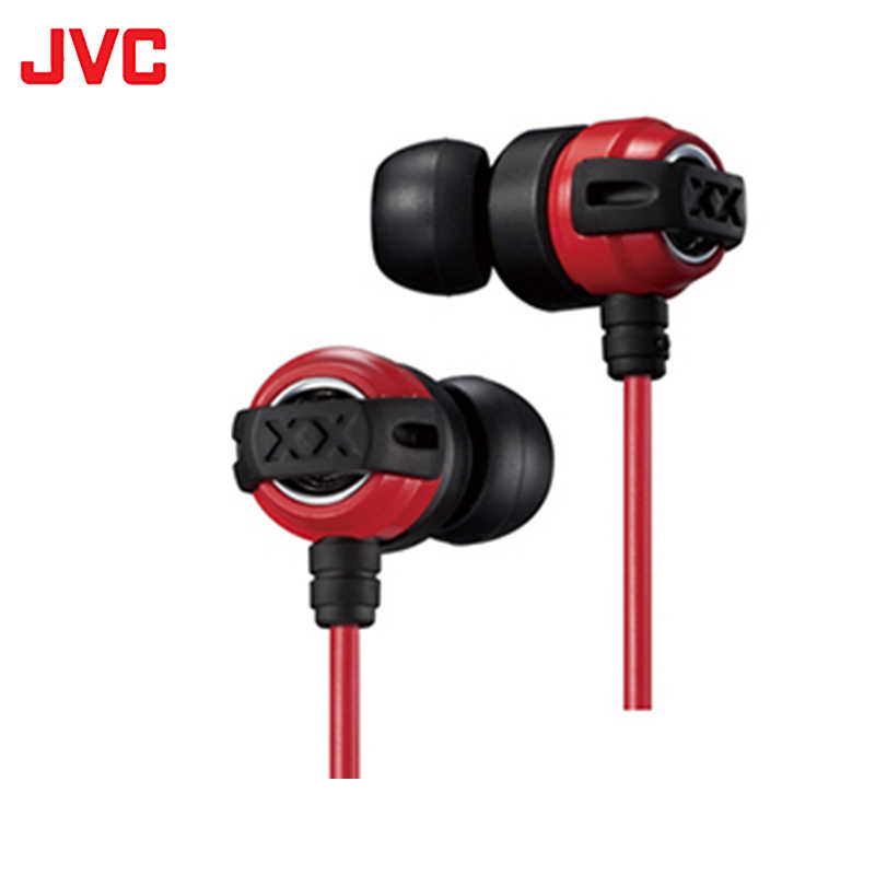 【JVC】HA-FX11X 紅 重低音系列 噪音隔離 個性四色 ★送收納盒★