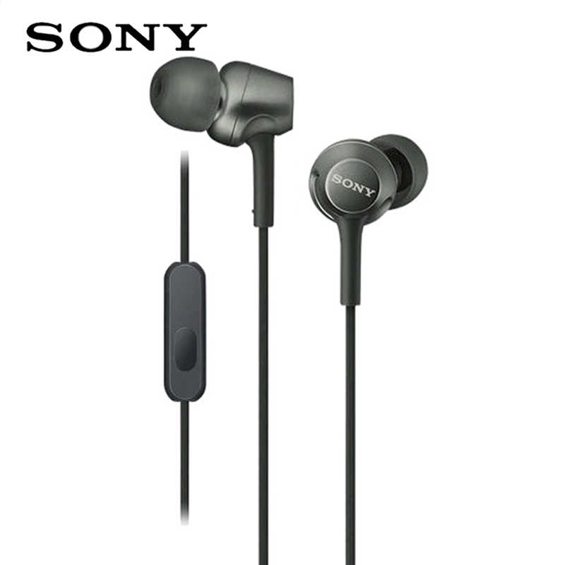 【SONY】MDR-EX255AP 黑 細膩金屬 耳道式耳機 線控MIC ★送收納盒