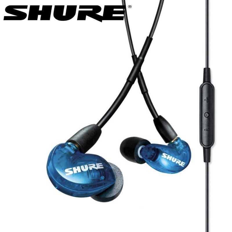 【SHURE】SE215 UNI 特別色 藍色 噪音隔離 線控入耳式耳機 ★免運★送收納盒★