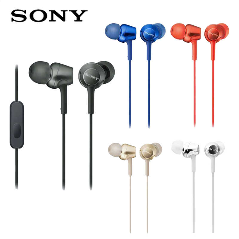 【SONY】MDR-EX255AP 紅 細膩金屬 耳道式耳機 線控MIC ★送收納盒