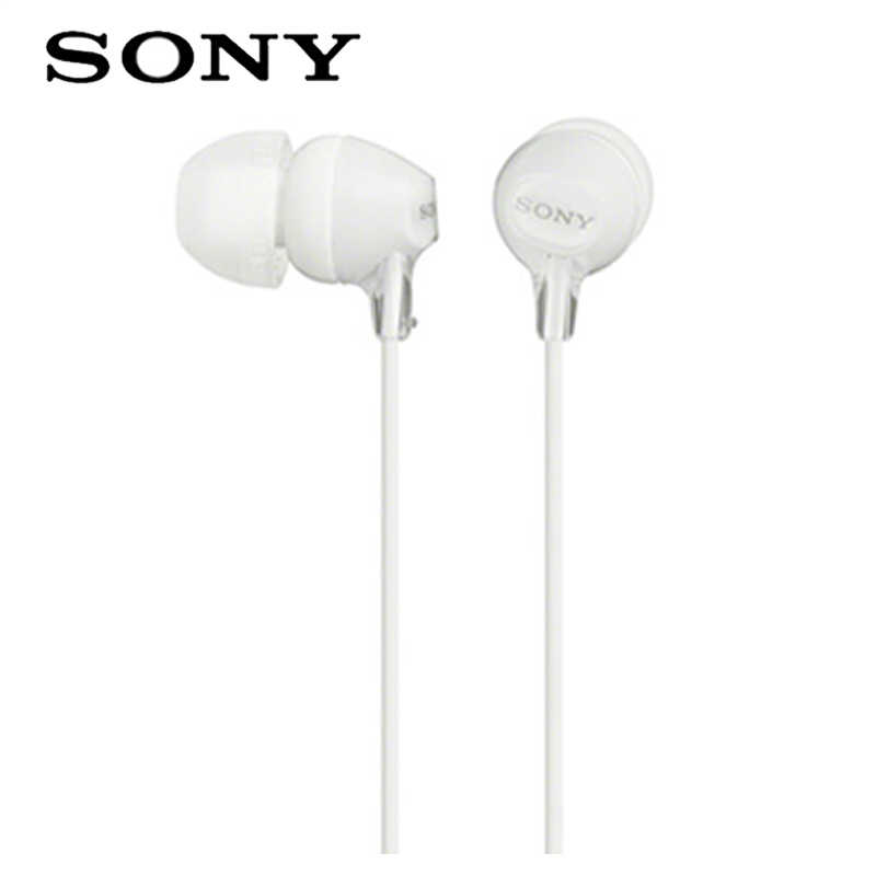 【SONY】MDR-EX15LP 白色 耳道式耳機 時尚輕盈 ★送收納盒★