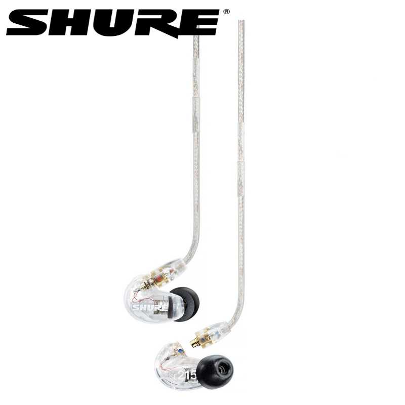 【SHURE】SE215 透明 噪音隔離 可拆導線 半透明耳機 ★免運★送收納盒★