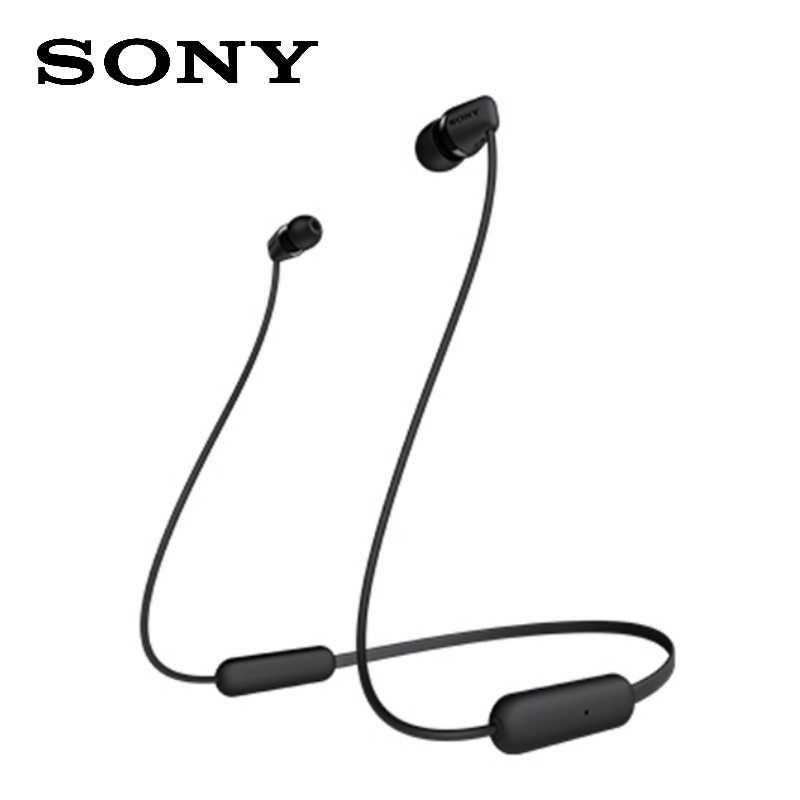 【SONY】WI-C200 黑色 無線藍牙入耳式耳機 續航力15H ★送絨布套