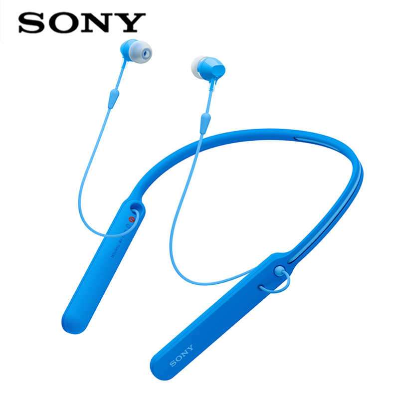 【SONY】WI-C400 天空藍 無線藍牙入耳式耳機 無線麥克風 ★送收納袋