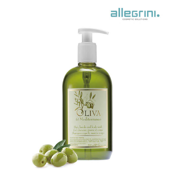 【Allegrini 艾格尼】地中海橄欖髮膚清潔露500ml