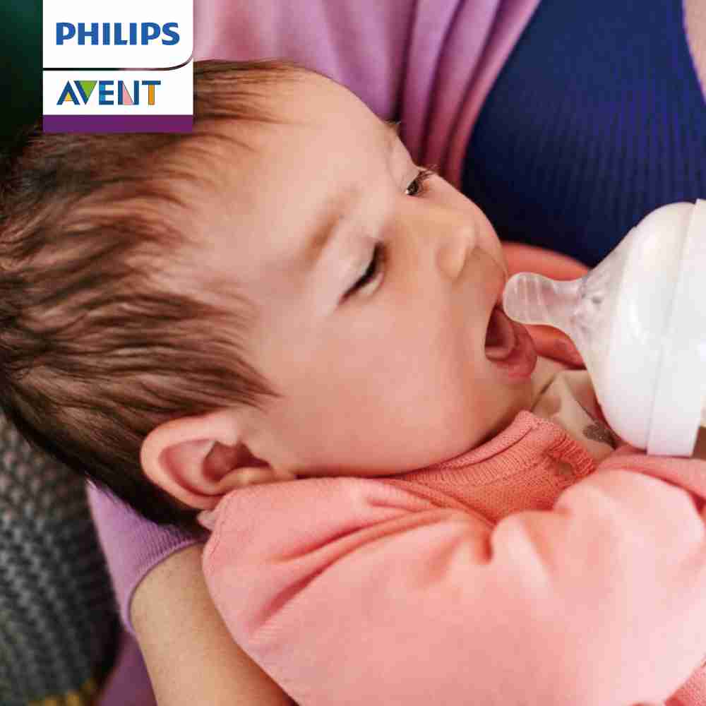 【PHILIPS AVENT】親乳感防脹氣奶嘴雙入裝 中流量 3M+三號嘴 SCF653/23(SCF653/23)