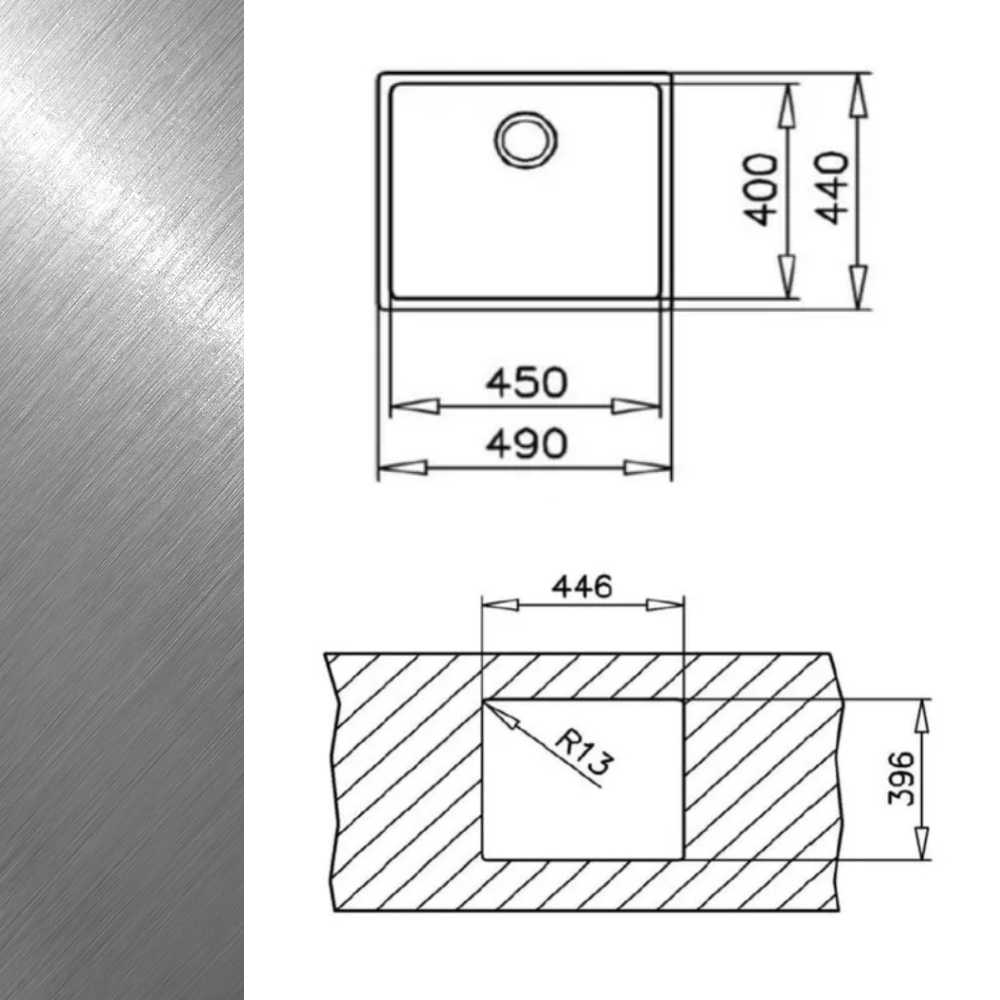 【TEKA 德國】下嵌式不鏽鋼水槽 BE LINEA RS15 4540