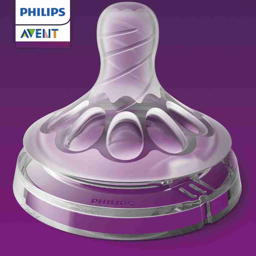 【PHILIPS AVENT】親乳感防脹氣奶嘴雙入裝 新生兒流量 0M+一號嘴 SCF651/23(SCF651/23)